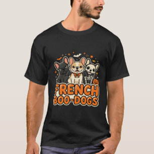 Camiseta Perros Boo Franceses Diseño de Bulldog Francés de 
