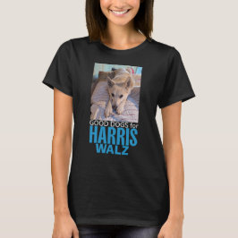 Camiseta Perros buenos para Harris/Walz