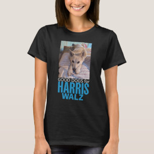 Camiseta Perros buenos para Harris/Walz
