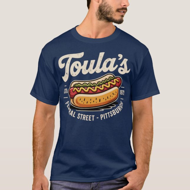 Camiseta Perros calientes de Toula - Pittsburgh (Anverso)