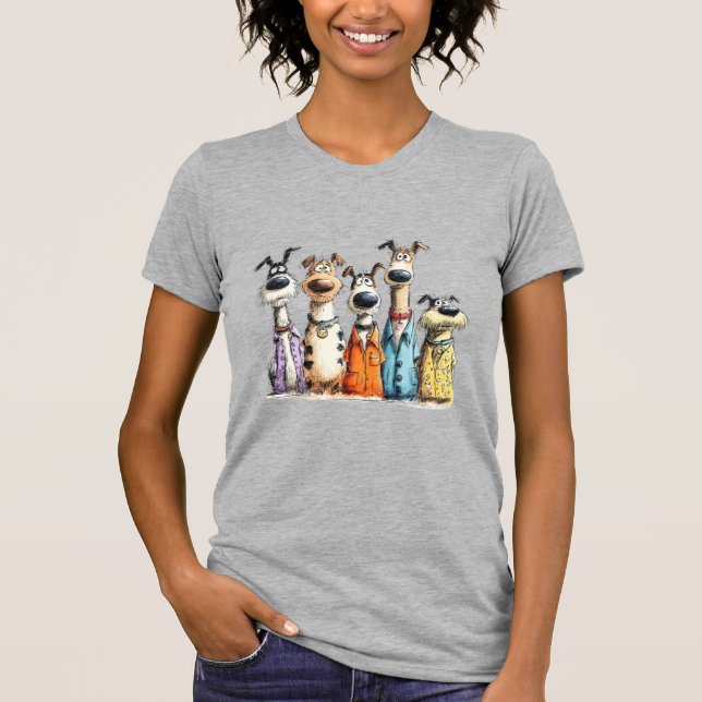 Camiseta Perros caprichosos (Anverso)