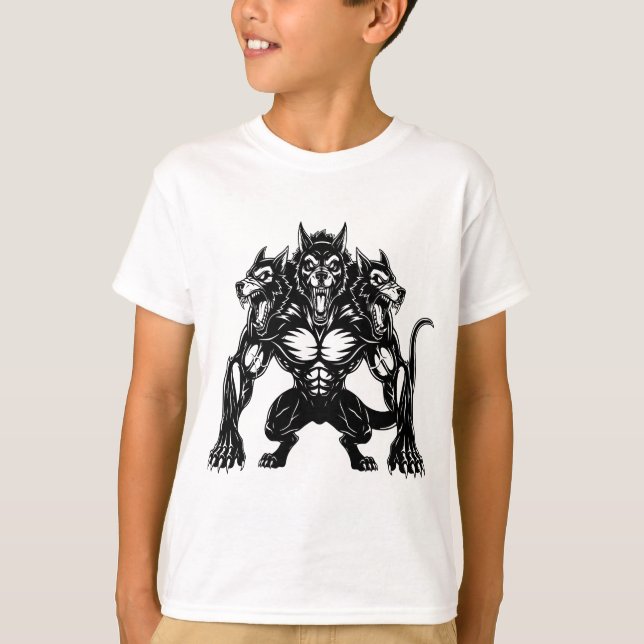 Camiseta Perros Cerbero  (Anverso)