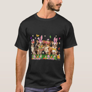 Camiseta Perros Chihuahua con orejas de conejo Cesta de hue