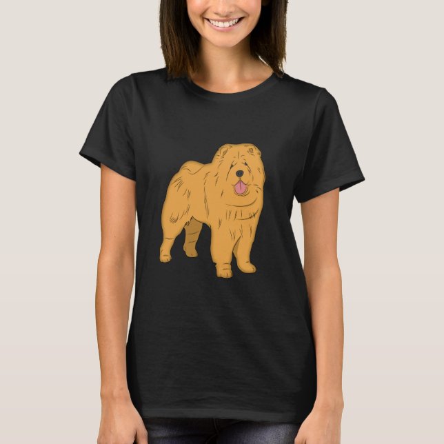 Camiseta Perros Chow Chow Mein (Anverso)