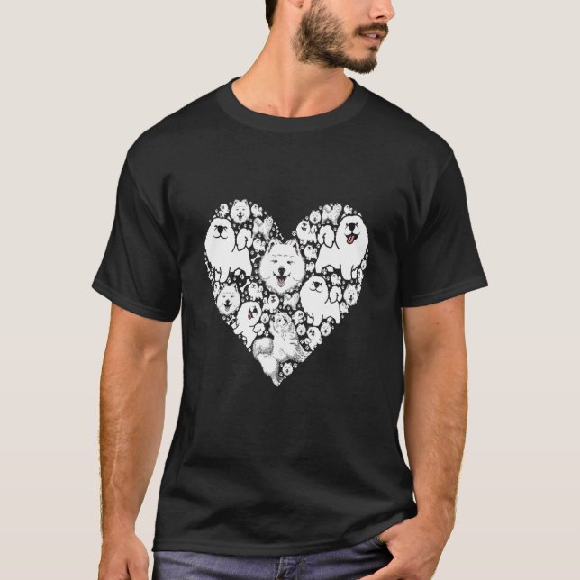 Camiseta Perros Como Perro Samoyano (Anverso)