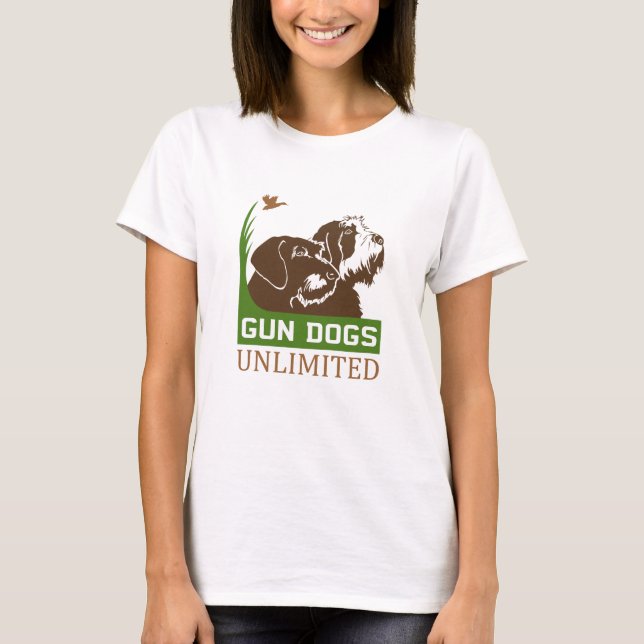 Camiseta perros con armas ilimitadas (Anverso)