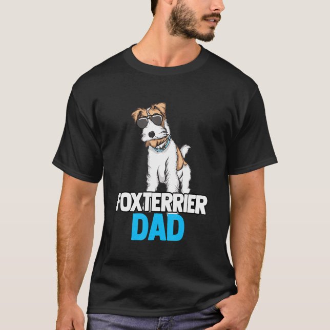 Camiseta Perros con cable Fox Terrier (Anverso)