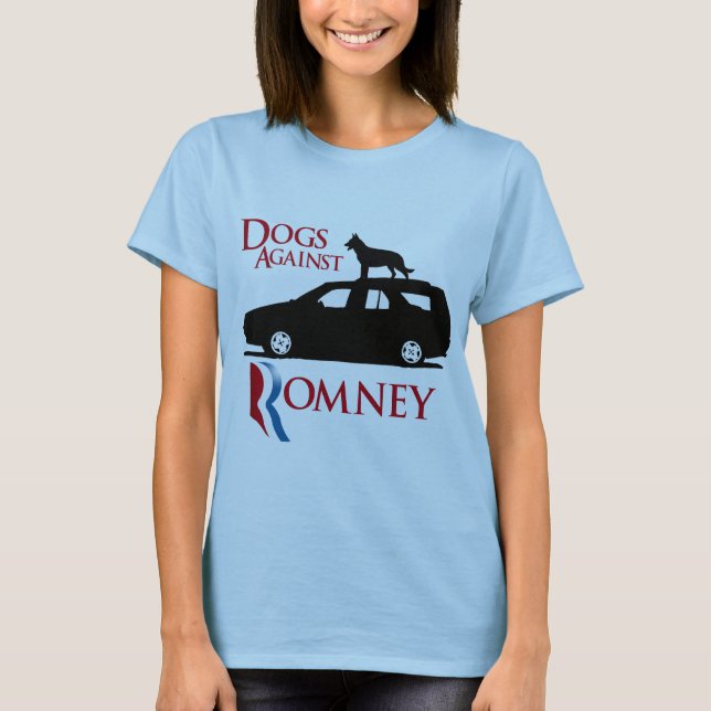 Camiseta Perros contra Romney - .png (Anverso)
