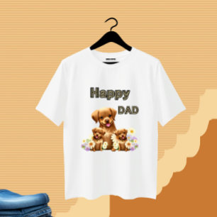 Camiseta Perros cortos con flores