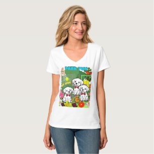 Camiseta Perros Cuidados Sentados En La Aventura De Parque