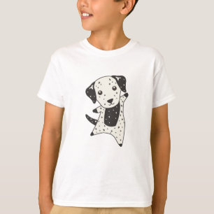 Camiseta Perros Cutáneos De Dalmacia De Perro Para Niños