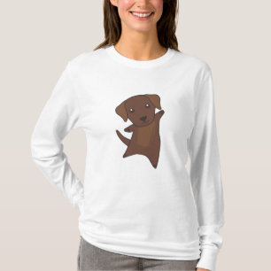 Camiseta Perros Cutáneos Del Labrador Del Perro Para Niños