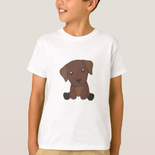 Camiseta Perros Cutáneos Del Labrador Del Perro Para Niños