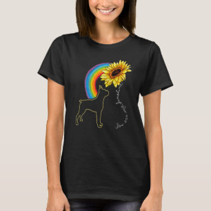 Camiseta Perros Cute Boxer Son Mi Arcoiris Sunshine