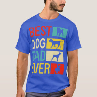 Camiseta Perros Cute Feliz Mejor Perro Papá Madre Da