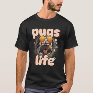 Camiseta Perros Cute Pugs Life Pug