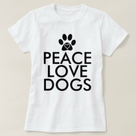 Camiseta Perros de amor por la paz