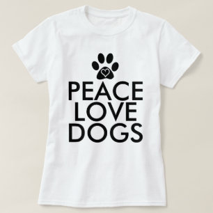 Camiseta Perros de amor por la paz