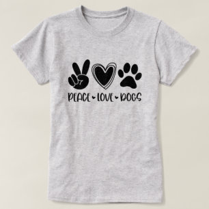 Camiseta Perros de amor por la paz