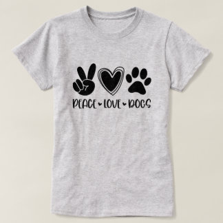 Camiseta Perros de amor por la paz