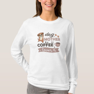 Camiseta Perros de boxeador adornado con leche