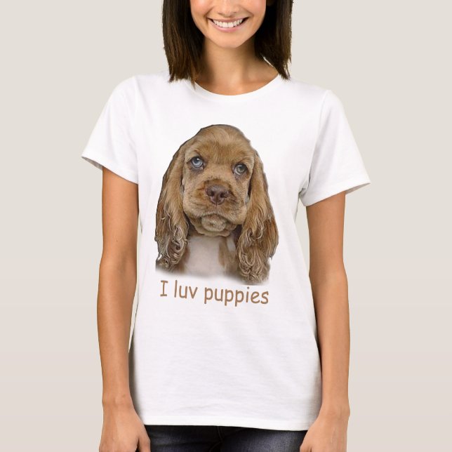 Camiseta Perros de Cachorro (Anverso)