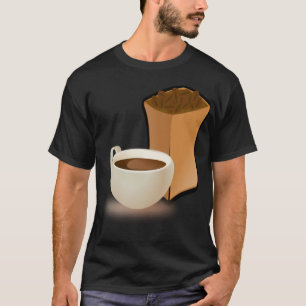 Camiseta perros de café laboratorios negros