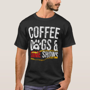 Camiseta Perros de café y espectáculos criminales