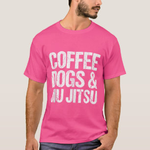 Camiseta Perros De Café Y Jiu Jitsu Gracioso Jiu Jits Brasi