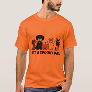 Camiseta Perros de corte en disfraces de Halloween con cala