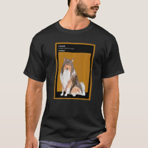Camiseta Perros de cría de perros de collie rudos