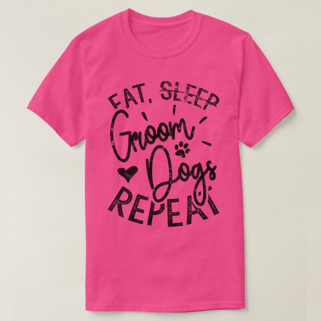 Camiseta Perros de Eat Groom Repito, Perro gracioso (Diseño del anverso)