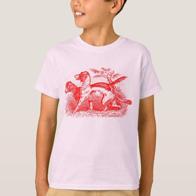Camiseta Perros de época (Anverso)