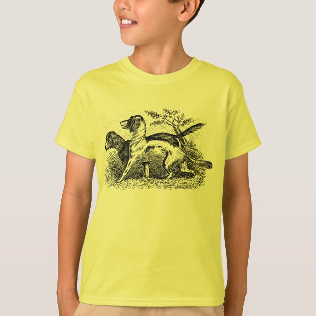 Camiseta Perros de época (Anverso)