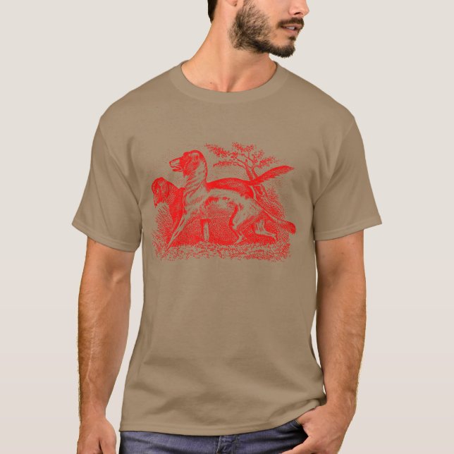Camiseta Perros de época (Anverso)