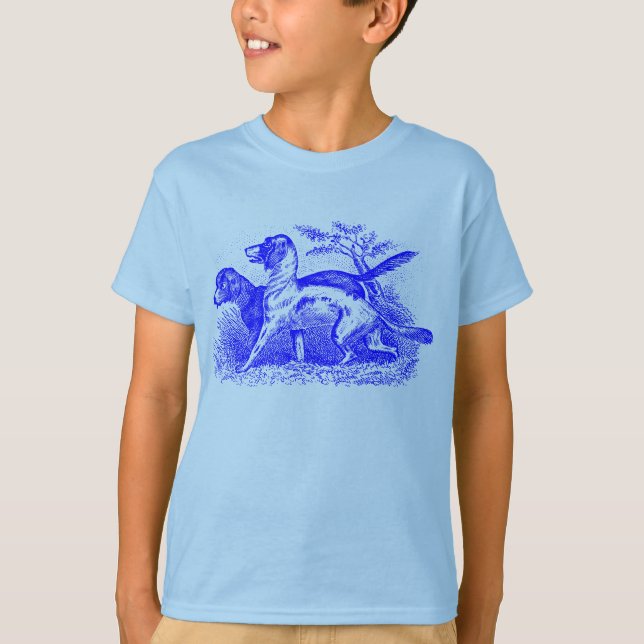 Camiseta Perros de época (Anverso)