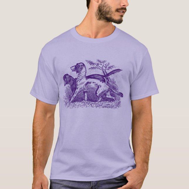 Camiseta Perros de época (Anverso)