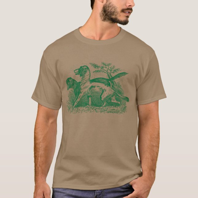 Camiseta Perros de época (Anverso)