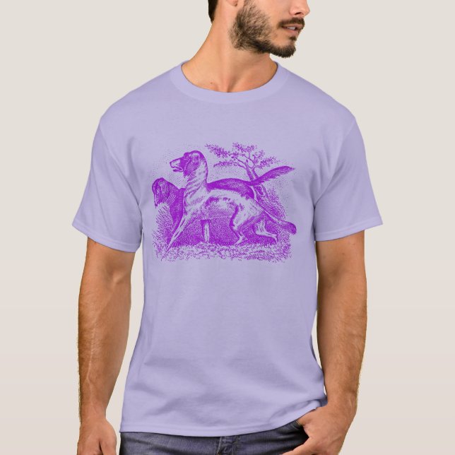 Camiseta Perros de época (Anverso)
