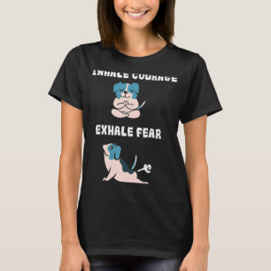 Camiseta Perros De Fart Graciosos Con El Temor De Exhale De