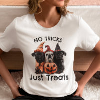 Perros de Halloween sin trucos solo golosinas