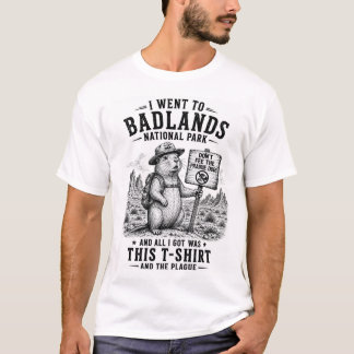 Camiseta perros de la pradera del Parque Nacional Badlands