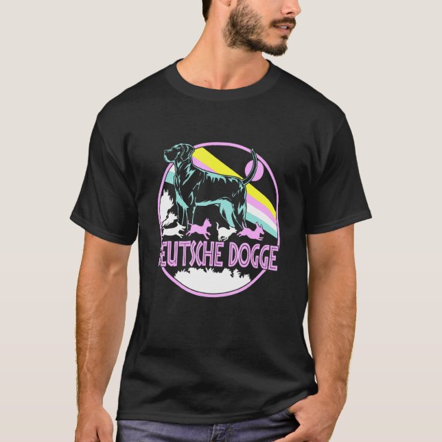 Camiseta Perros de la raza de los perros de la raza del per (Anverso)