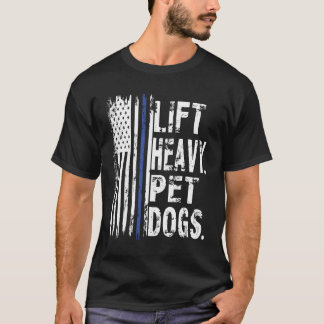 Camiseta Perros De Mascota Pesado De Ascensor Para Un Eleva
