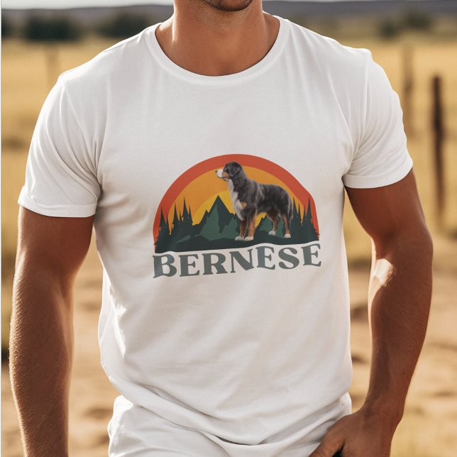 Camiseta Perros de montaña de Berna Regalo Perros Retro Ama (Subido por el creador)
