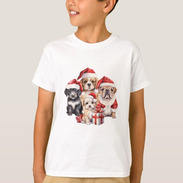 Camiseta 'Perros de Navidades adorable amante del perro (Anverso)