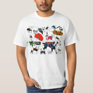 Camiseta Perros de Nueva York en capas