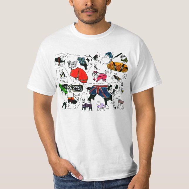 Camiseta Perros de Nueva York en capas (Anverso)