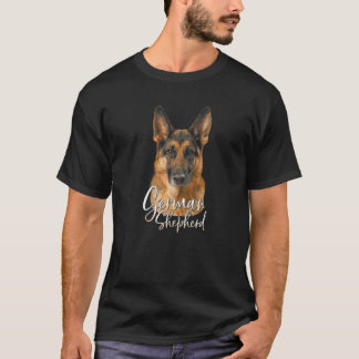 Camiseta Perros de perro agudos de pastor alemán