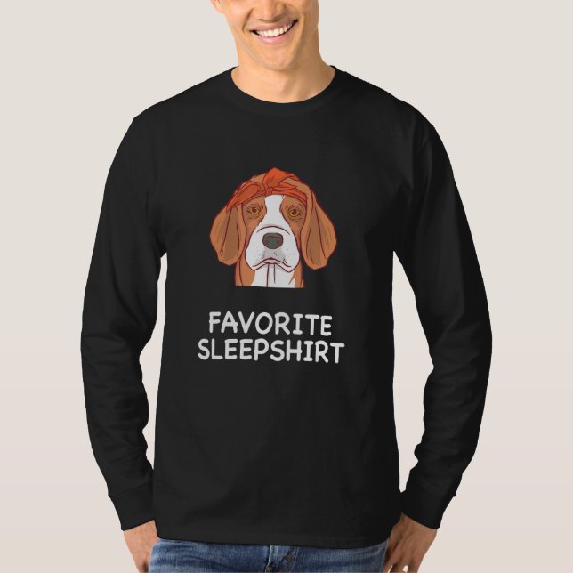 Camiseta Perros De Perro Beagle Nap Dormir Pajama Pajamas (Anverso)